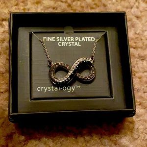 NEW Crystal-Ogy Infinity Necklace Great for Mother’s Day